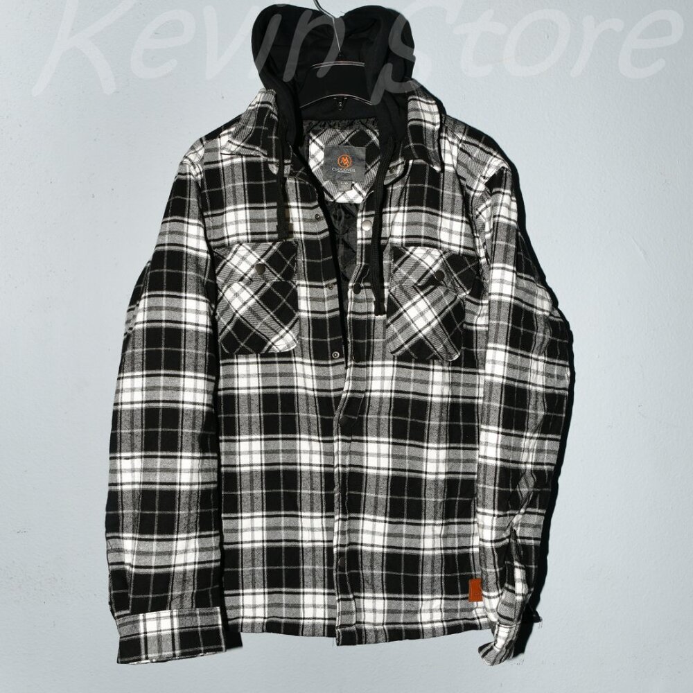 Cloudveil mens‎  shirt jacket Quilted Flannel